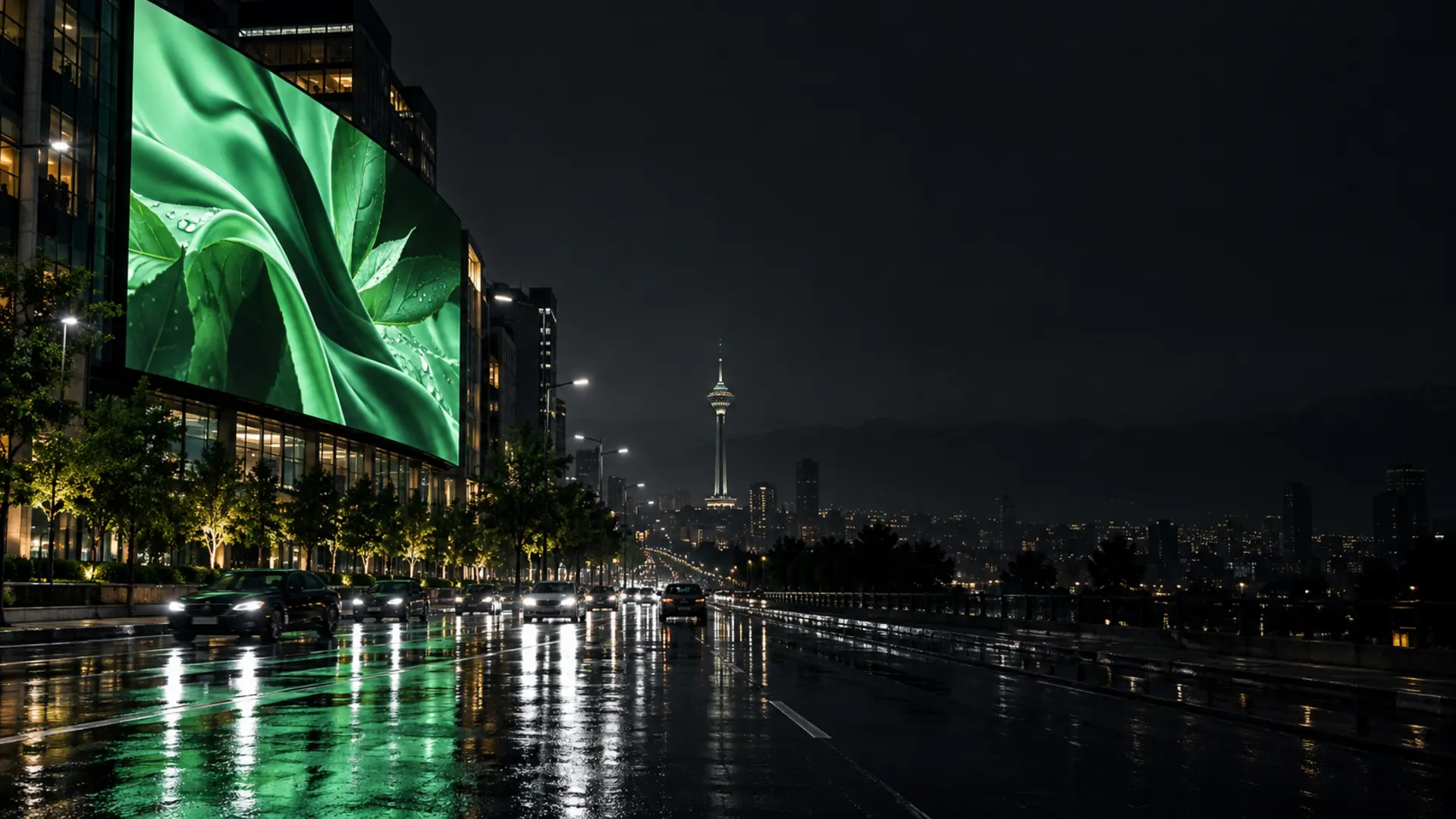 رسانه شهری مهبانگ در شب